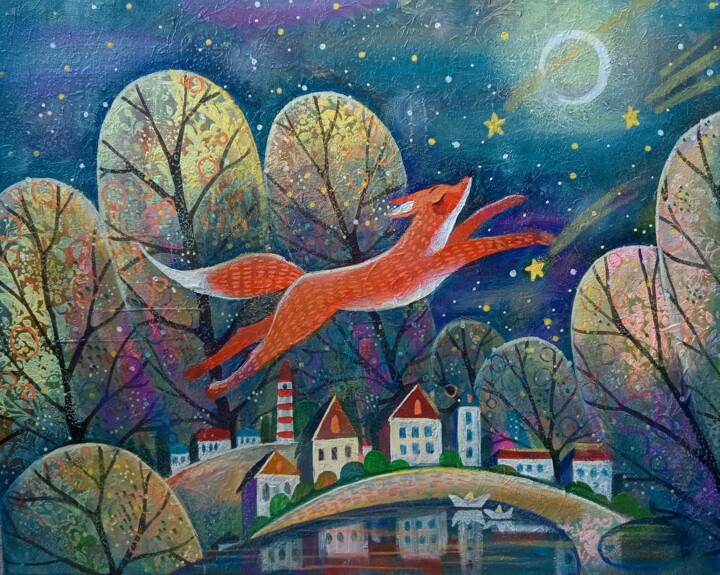 Make a wish 绘画, 15.8x19.7 in