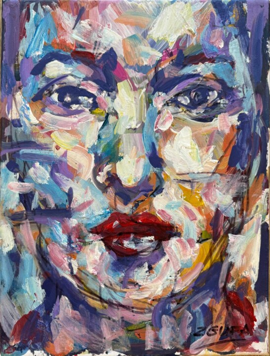 Skyla 绘画, 31.5x23.6 in