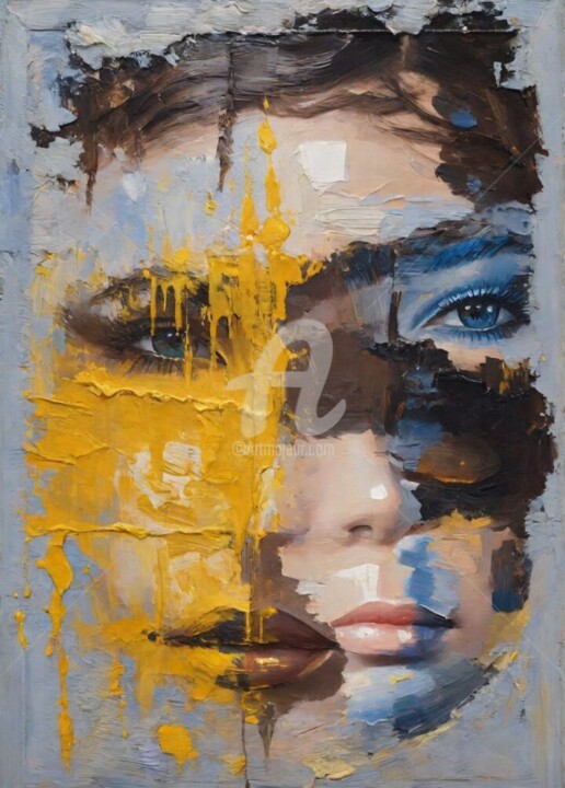 Блуждающие 5. 绘画, 43.3x39.4 in