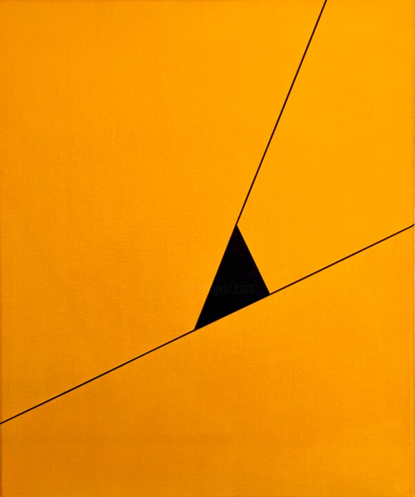 Peinture intitulée "Holy Triangle" par Jean-Marc Gardeux, Œuvre d'art originale, Acrylique Monté sur Châssis en bois