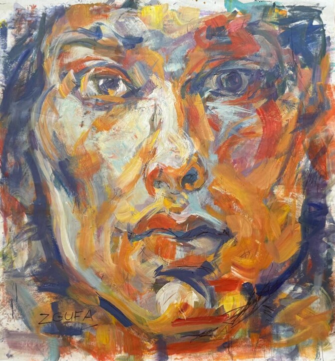 Natasha Painting, 63x59.1 in