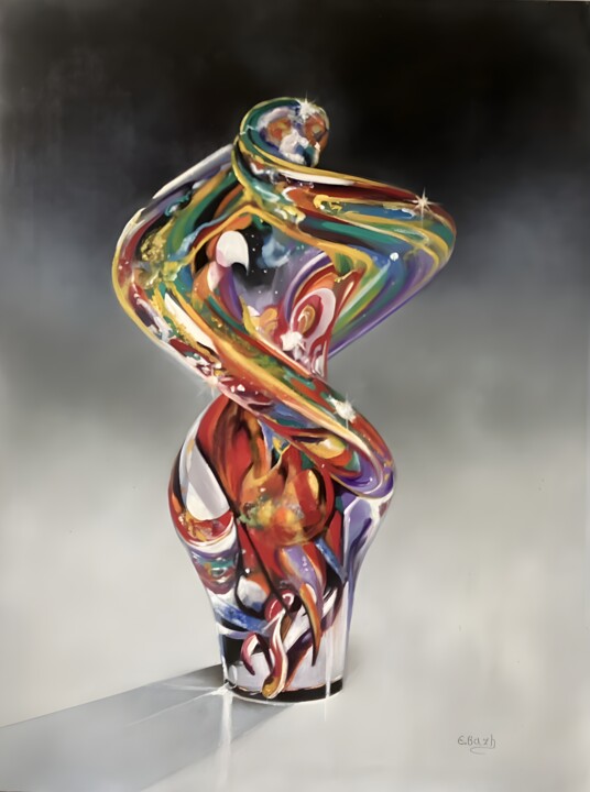 Venetian Vase 4 绘画, 31.5x23.6 in