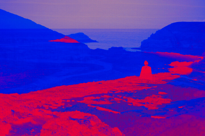 Photography titled "Paysage de l'Esprit…" by Aurélien Bellido, Original Artwork, Manipulated Photography