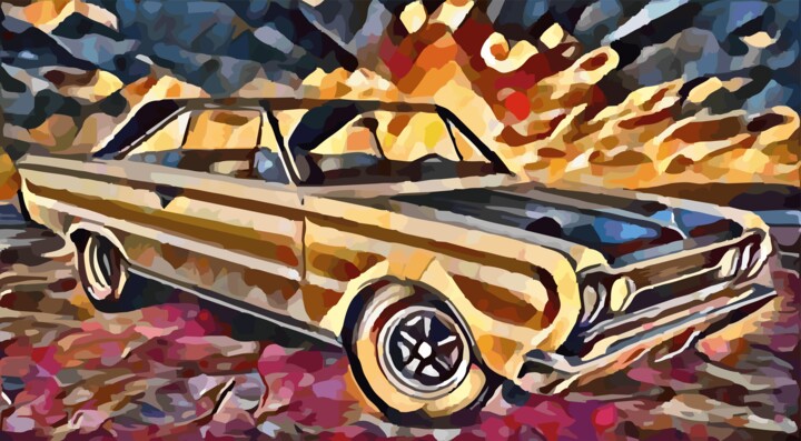 Vintage vehicle 数字艺术