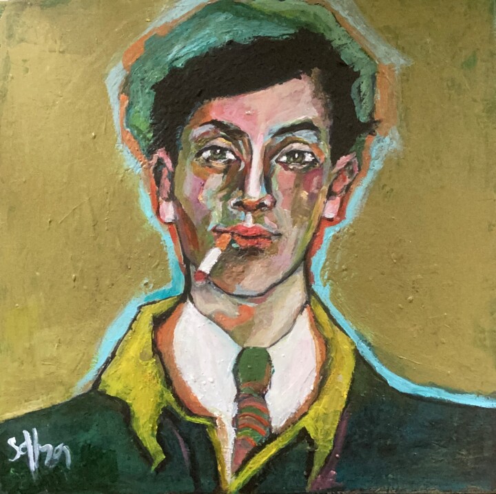 A jeunesse éternelle 绘画, 16.1x16.1 in