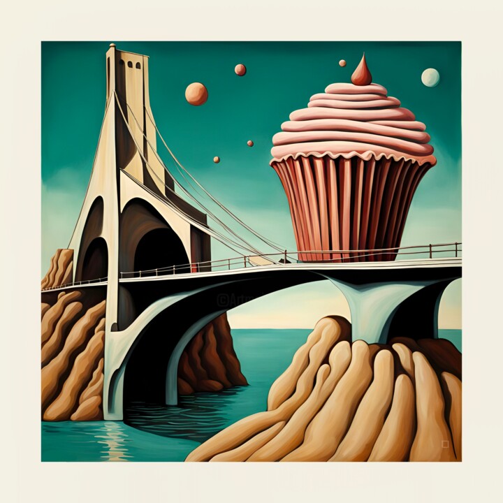 The Giant Cup Cake Bridge 数字艺术