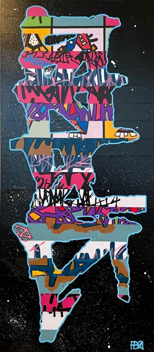 Fantasm 绘画, 36.6x16.9 in