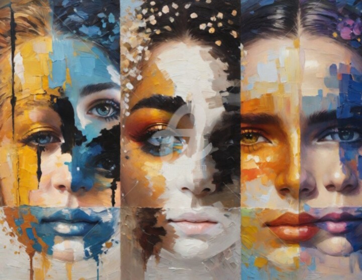 Блуждающие 8. 绘画, 47.2x70.9 in