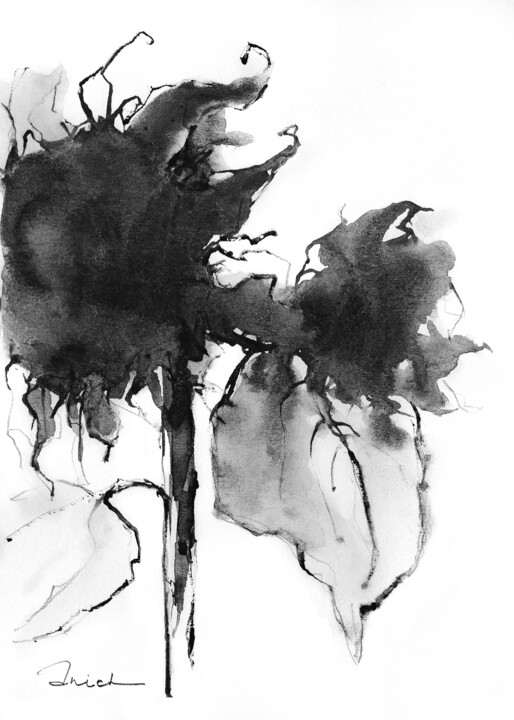 Sunflower 图画, 15.8x11.8 in