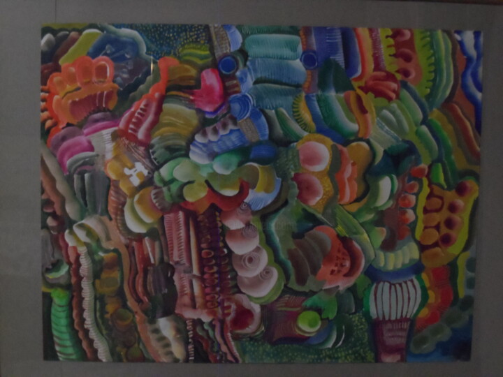 Gouache n°2 绘画, 25.6x19.7 in