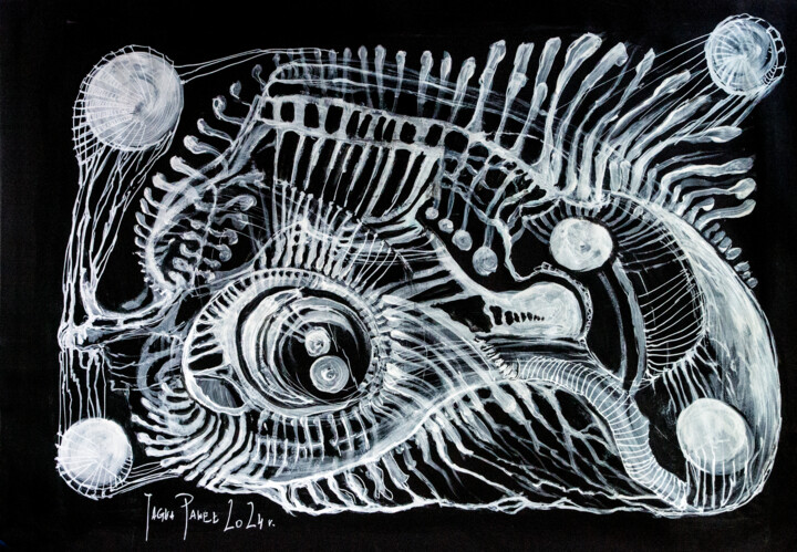 "Grafika 1" 图画, 16.9x23.6 in