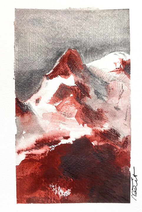 Montagne sanguine 1 图画, 5.5x3.2 in