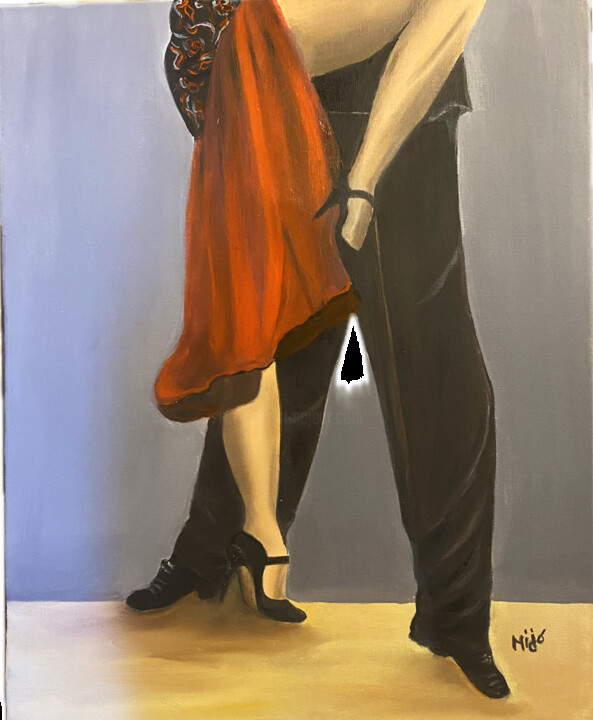 La Caïda 绘画, 15.8x11.8 in