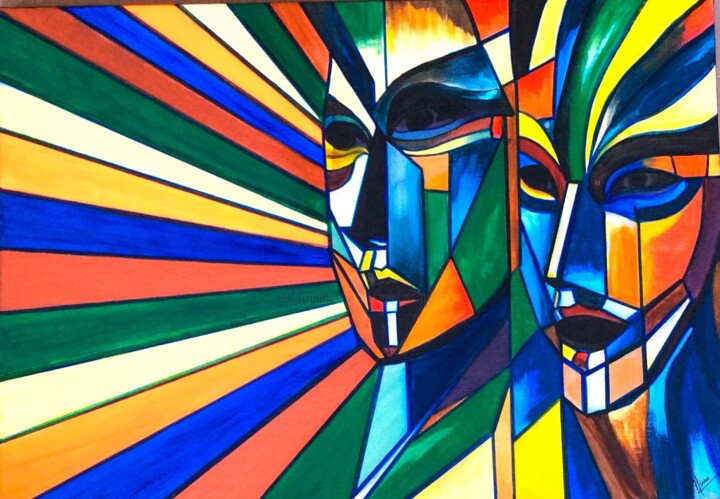Schilderij,  25,6x36,2 in 