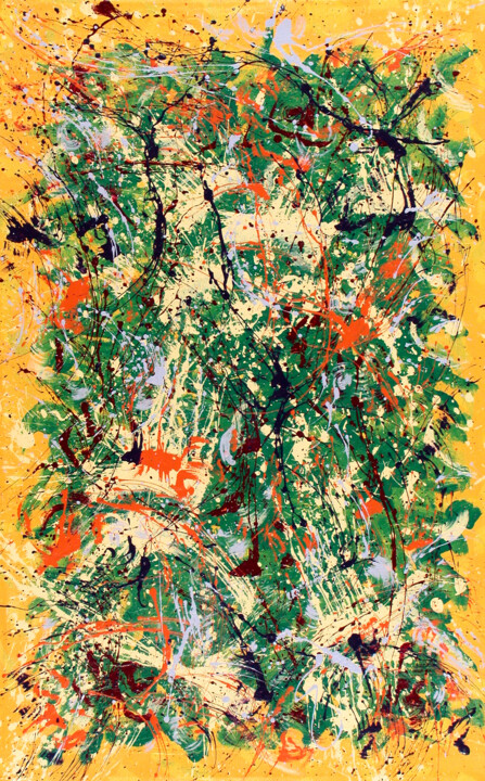 Peinture intitulée "N° 32 Murmure" par Isa-L, Œuvre d'art originale, Acrylique Monté sur Châssis en bois