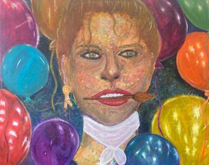 Peinture intitulée "Peace of Art" par Sandy Madar, Œuvre d'art originale, Acrylique