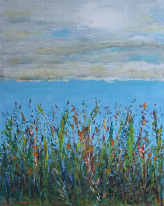 Yesterday it was summer 绘画, 11.8x9.5 in