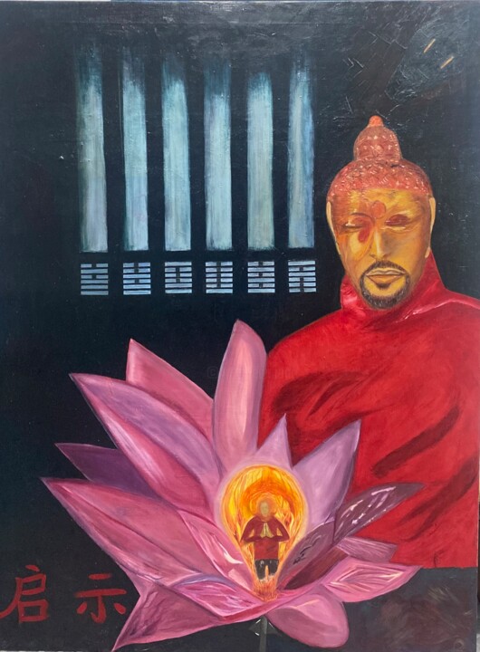 I Ching 绘画, 36x24 in