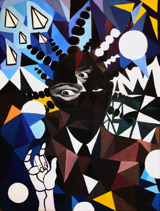 "Le Visionnaire" 绘画, 24x17.9 in