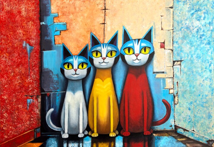 catwalk 绘画, 27.6x19.7 in