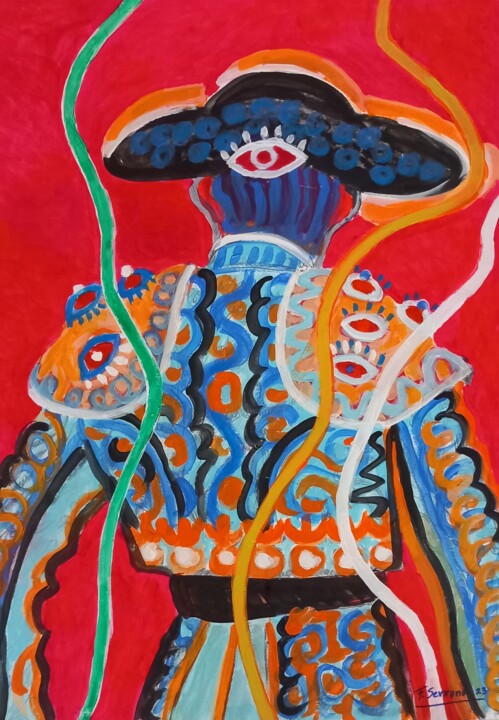 FANTASIA TORERA 绘画, 39.4x27.6 in