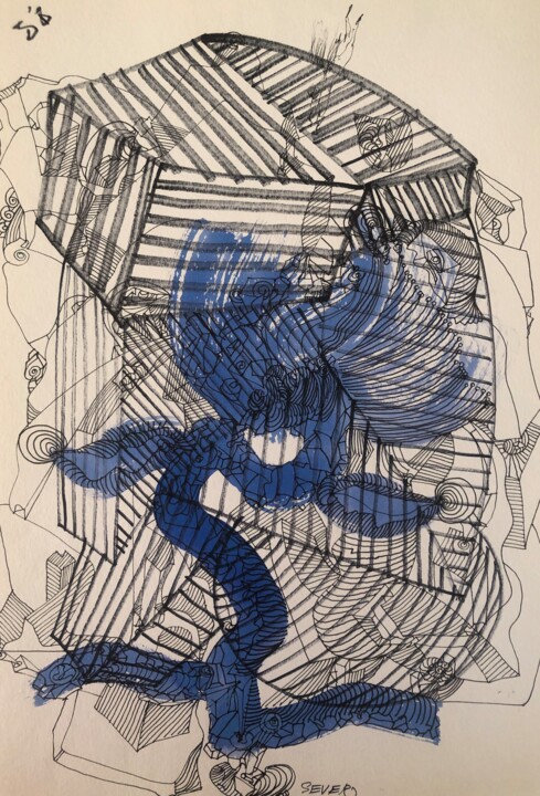 图画,  15.8x13.8 in 