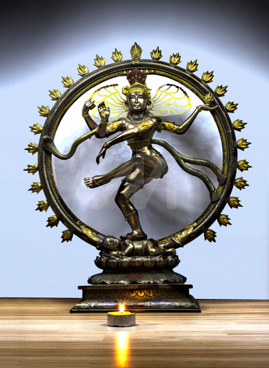 Nataraja danzante 摄影, 39.4x29.5 in