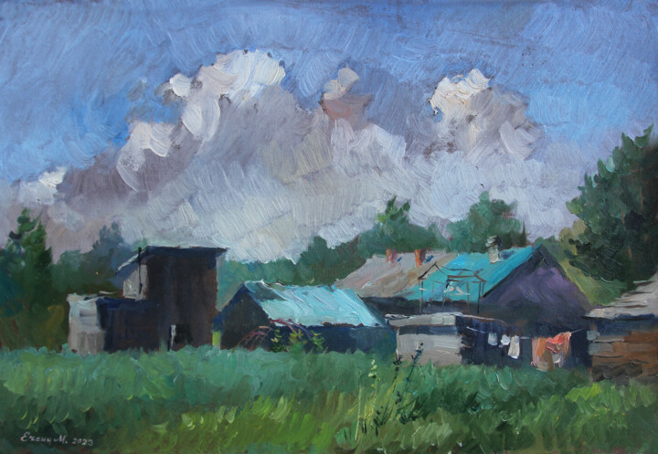 "The morning wash." Tablo, 7,7x11,4 in