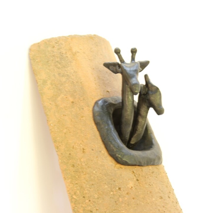 Tuile (n° 198) 雕塑, 15x3.9 in