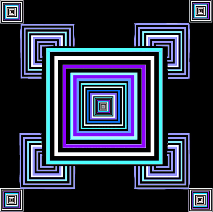 数字艺术,  39.8x40 in 