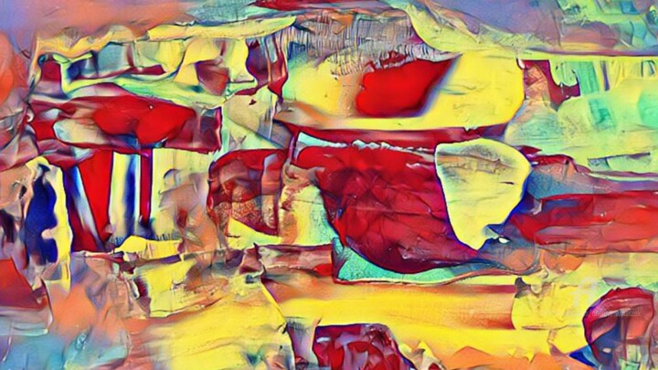 Digital Arts titled "Outer Sunset" by Andrew Walaszek, Original Artwork, Digital Painting
