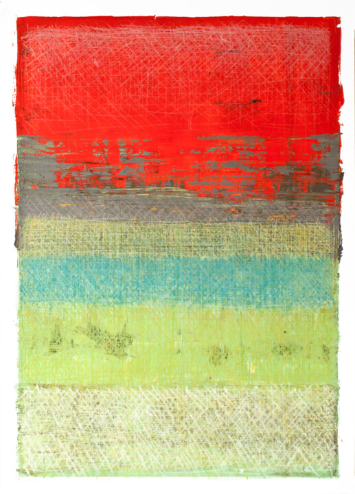Peinture intitulée "Untitled 897" par Oto Macek, Œuvre d'art originale, Huile