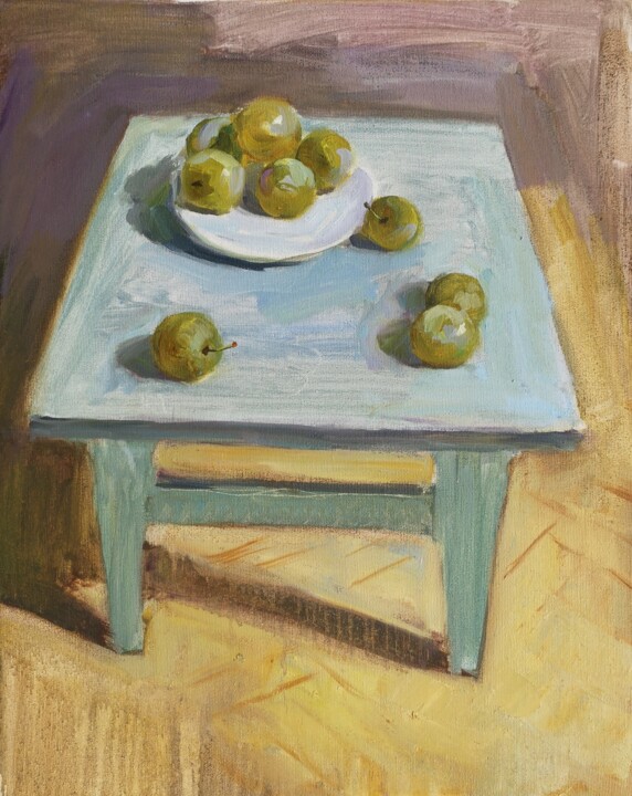 Prunes 绘画, 19.7x15.8 in