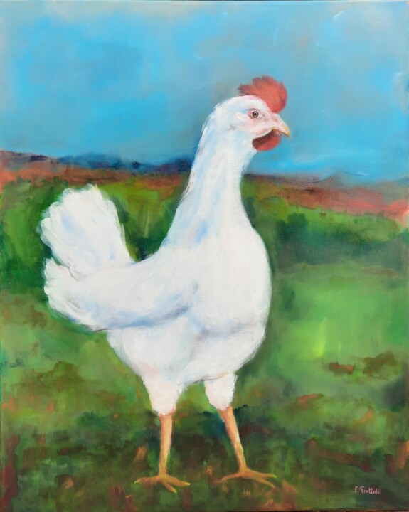 L'élégance du jardin 绘画, 31.9x25.6 in