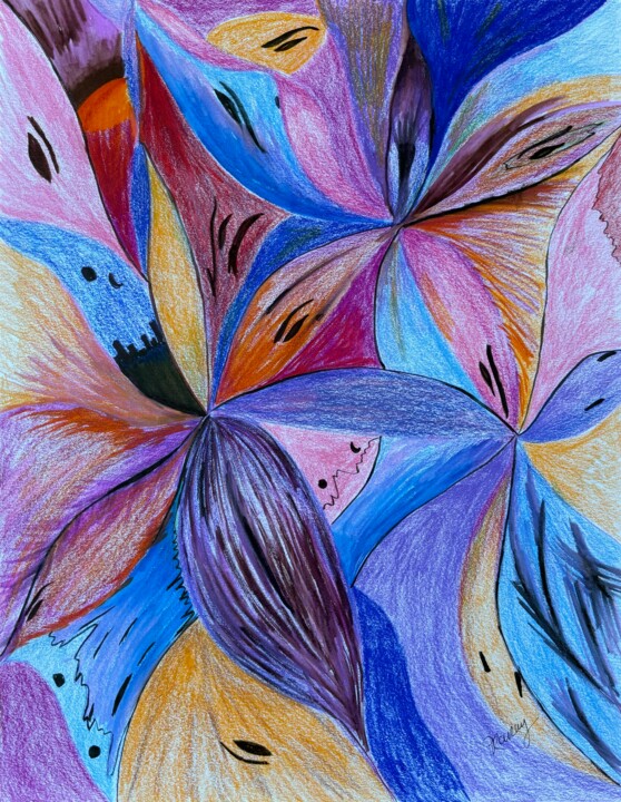 Drawing titled "Aventure" by Karay Illustrations, Original Artwork, Pencil