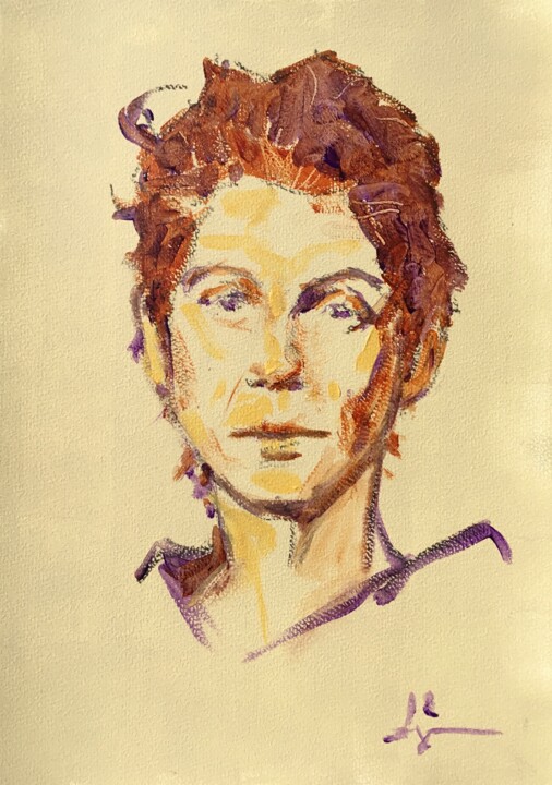 Étude en 3 couleurs 绘画, 11.4x8.3 in