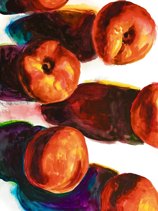 "Peaches" başlıklı Tablo Margarita Pigaeva tarafından, Orijinal sanat, Suluboya