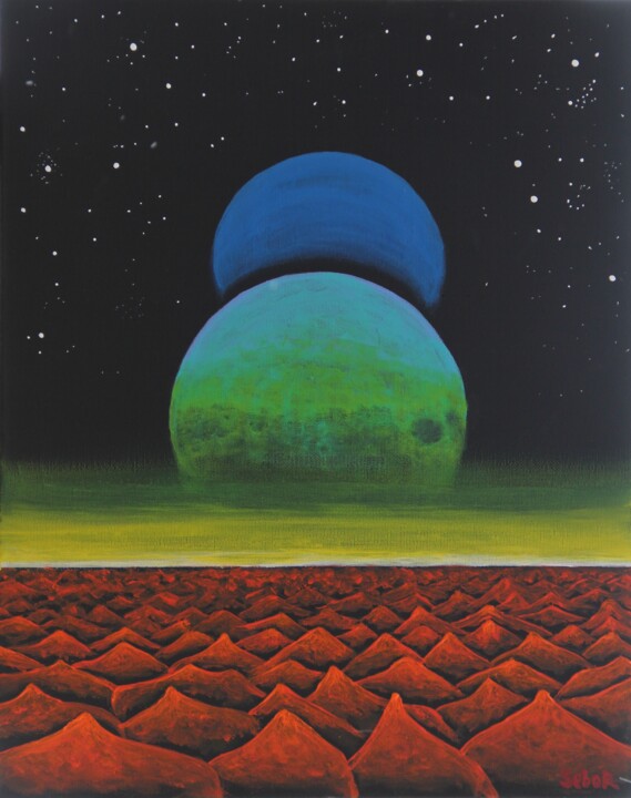 Outland 绘画, 20.1x16.1 in