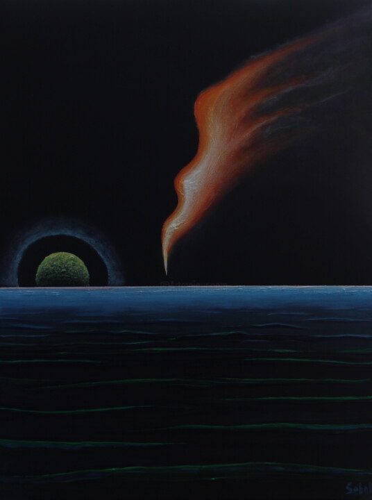 Outland-II 绘画, 24x18.1 in