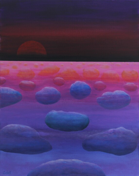 Outland-IV 绘画, 20.1x16.1 in