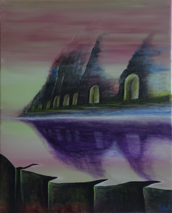 Outside 绘画, 20.1x16.1 in