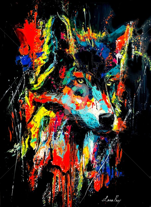 Wild Symphony 绘画, 43.3x31.5 in