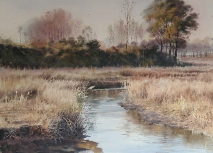 Endless Grasses on the Plains Pittura, 20,9x29,1 in