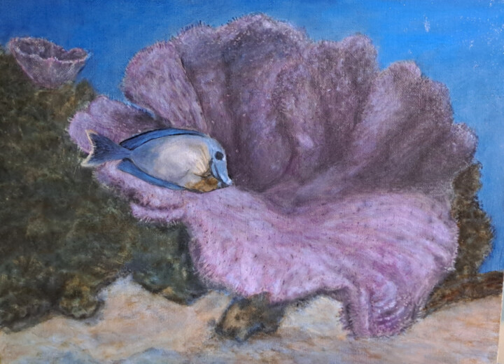 绘画,  13.8x17.7 in 