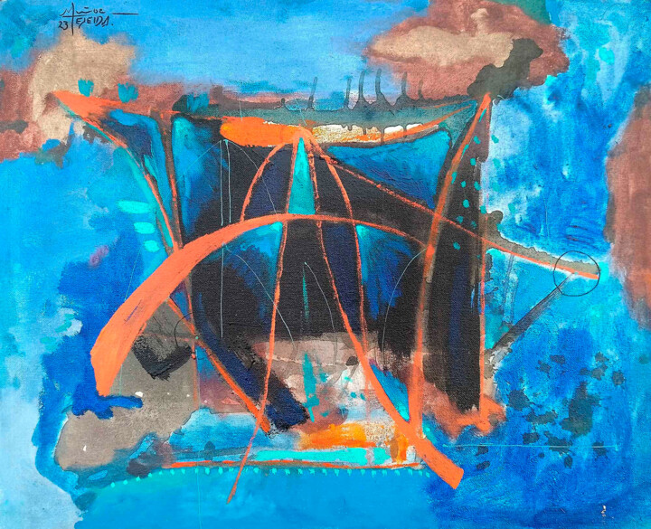 绘画,  15.8x21.5 in 