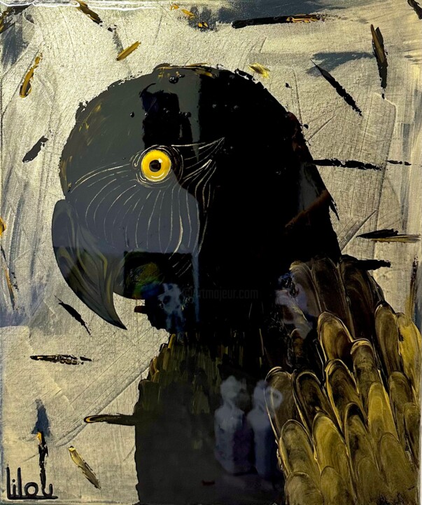 Perroquet doré 绘画, 24x19.7 in