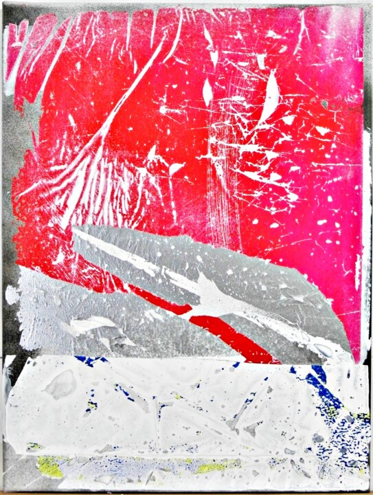 Malerei mit dem Titel "A.H.w.F.II - 40x30…" von Ludwig Schult, Original-Kunstwerk, Acryl