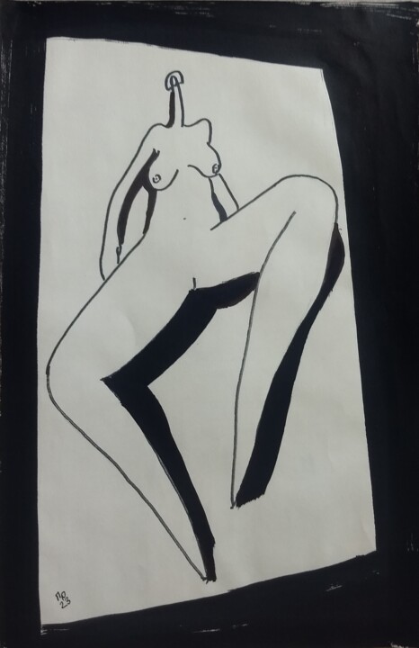 A nude 10 绘画, 11.4x8.3 in