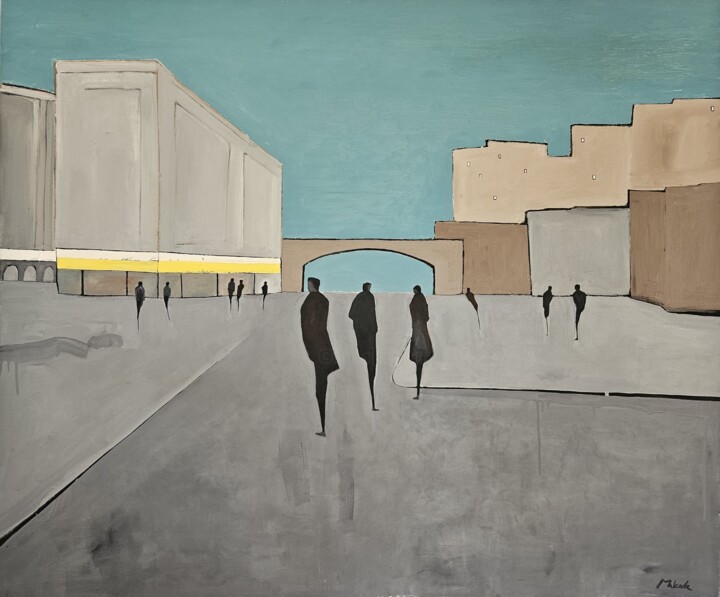 City joungle Painting, 39.4x47.2 in
