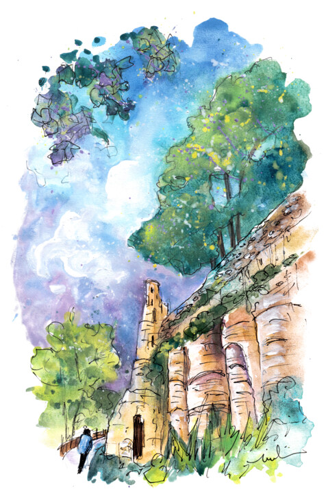 Barnard Castle 03 Pittura, 11,4x7,5 in